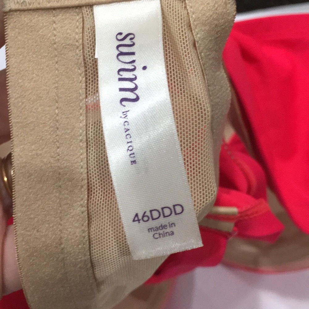 Cacique bandeau bikini top 46F - Picture 8 of 8